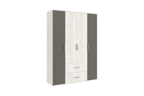 Четырехстворчатый шкаф Фиеста New 1600 (Миф)